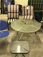Patio Table, Chairs, Lawn Chairs
