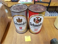 2 Schmidt's Beer Cans