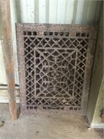 Antique cast floor register  12x16