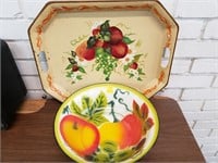 Serving Tray and Bowl