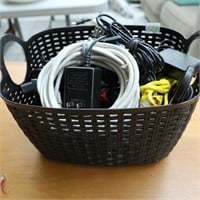 Basket of Wires & Adapters