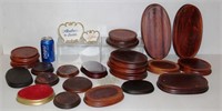Lot of Andrea & Lefton Wood Stands & Displays