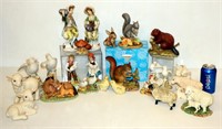 Vintage Porcelain Farm Figurines - Many Pairs