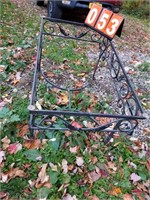 wrought iron table base