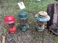(3) Vintage Coleman Lanterns