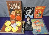 Vintage Charlie McCarthy Toy Lot, Plus