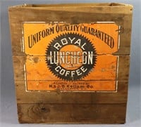 Royal Luncheon Coffee Crate