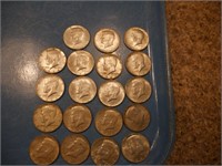 19 1964 Kennedy half dollars