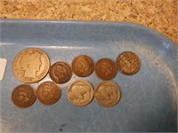 1907 Half dollar, etc