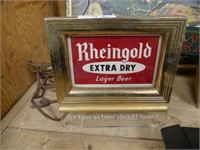 Small Rheingold lighted sign (works)