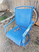 Blue Patio Chair