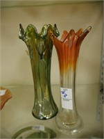 2 Carnival vases