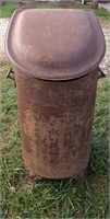 Old Metal Coal Bucket