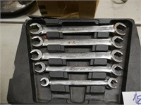 Snap-on metric flare wrenches