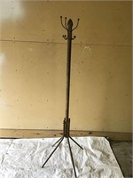 METAL STANDING COAT RACK / HAT RACK