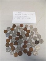 Lot of Vintage Canada Canadian Coins -