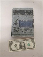 Vintage 1935 Brown & Sharpe Small Tools Catalog