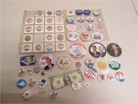 Lot of Vintage Presidential Campaign Buttons