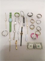 Watch Lot - Acqua Indiglo, Seiko Quartz,