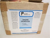Box of Engine Degreasor Cleaner & Battery
