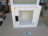 AED Defibrillator Metal Case w/ Key