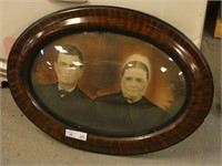 Oval Picture & Frame