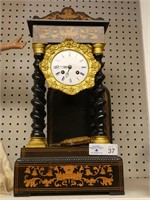 Early Inlaid Mantle Clock