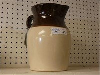 Two Toned Stoneware Pitcher
