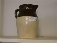 Two Toned Stoneware Pitcher