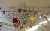 Beer Mug Glass Lot