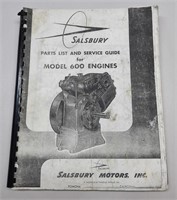Salsbury Scooter Engines Reprinted Parts List