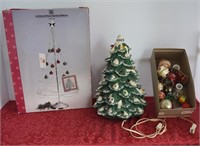 Misc. Christmas Items (Tree has Missing Bulbs)