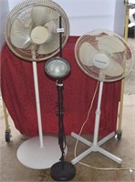 2 Fans, & Adjustable Lamp (All Work)