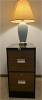 2 Drawer File Cabinet & Lamp