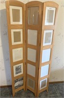 Trifold Picture Frame 6' Tall (Holds 15 Pictures)