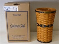 Longaberger JW Mini Umbrella Basket