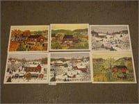 Set of 6 hattie Brunner Prints