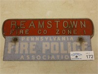 Reamstown Fire Co. License Topper