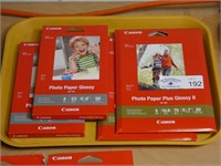 Various Sizes of Cannon Photo Paper