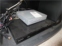 Phillips DVD Player and Samsung Blue Ray Player