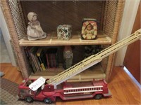 Firetruck, Tins, Dolls, Books