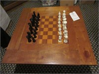 Chess Table w/ Chess Set