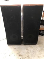 2 large speakers