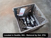 LOT, ASSORTED PNEUMATIC GRINDERS IN THIS CRATE