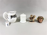 Royal Doulton Mug, Wedgwood Jar & Creamer