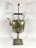 Brass English Tea Pot w/ Carrying Stand
