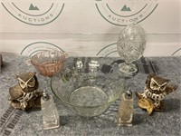 Glassware and decorations