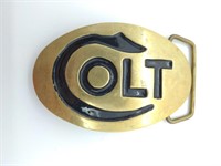 Colt Belt Buckle - Solid Brass #746