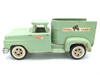 Vintage Green Tonka Farms Truck 13" Long