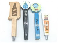 (4) Beer Tap Handles - Ballast Point, Good River,